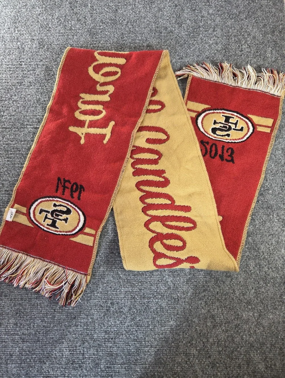 San Francisco 49ers 1977–2013 Farewell Candlestick Scarf